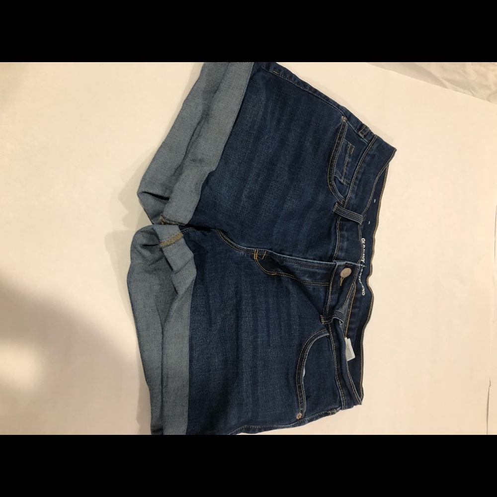 OLD NAVY Dark distressed Jean shorts old navy